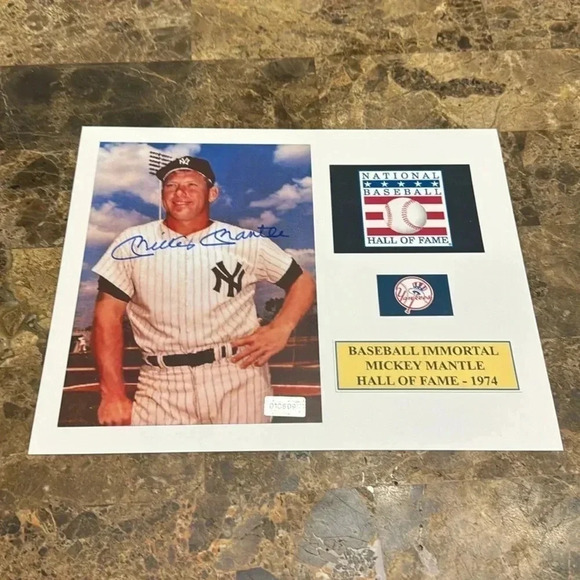 Mickey Mantle New York Yankees signed photo - Picture 1 of 1